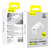 Blavec Ładowarka Sieciowa BC-6 GaN4 USB-C PD QC 33W 3A - Biała