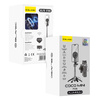 Blavec Selfie-Stick Aluminium Coco Mini P05 kompatibel mit MagSafe Tripod + Fernbedienung + Befestigung 0,41 m - Schwarz