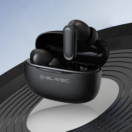 Blavec Bluetooth-Kopfhörer TWS Speak AI mit Live-Übersetzung - Schwarz