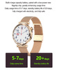 Blavec Damen-Smartwatch Liana + 2 Armbänder - Roségold