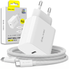 Blavec Netzladegerät BC-9 USB-C PD 20W 3A mit USB-C-Kabel - Weiß