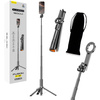 Blavec Selfie-Stick Aluminium Fusion P-12 MagSafe Auto Pop Tripod + Fernauslöser 1,60 m - Schwarz