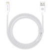 Blavec Kabel Candy mit Geflecht USB auf Lightning 2,4A 3 m - Weiß