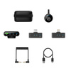 Blavec Kabelloses Krawattenmikrofon MK-02 ClipGo x2 fürs Telefon USB-C Lightning BT - Schwarz