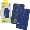Blavec Magnetische Powerbank fürs Telefon BJ-04 10000 mAh 22,5W 3in1 kompatibel mit MagSafe USB-C - Marineblau Glas