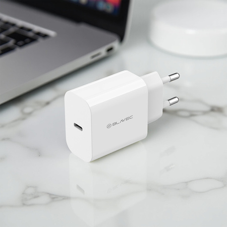 Blavec Netzladegerät BC-7 GaN4 USB-C PD QC 45W 3A - Weiß