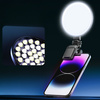 Blavec LED-Ringleuchte P-60 Aura Mini Selfie mit Clip - Schwarz