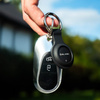 Blavec GPS-Tag BTG-02 – Dual-Bluetooth-Tracker für Apple & Android + Hülle mit Schlüsselring (BTBTG02-KB), Schwarz