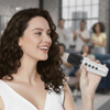 Blavec Kabelloser Lautsprecher Bluetooth WS-08 Karaoke Idol 8W mit 2 Mikrofonen - Weiß