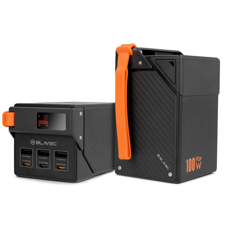 Blavec Power Bank 50000mAh BJ-50 Tytan 100W - 3x Typ C + 3x USB-A (PBBJ50C) czarny