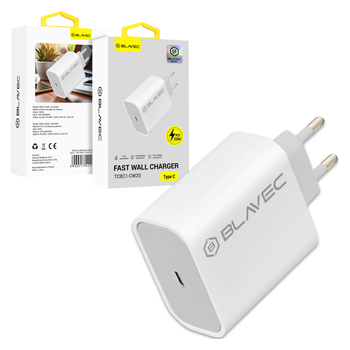 Blavec Ładowarka Sieciowa BC-1 USB-C PD 20W - Biała