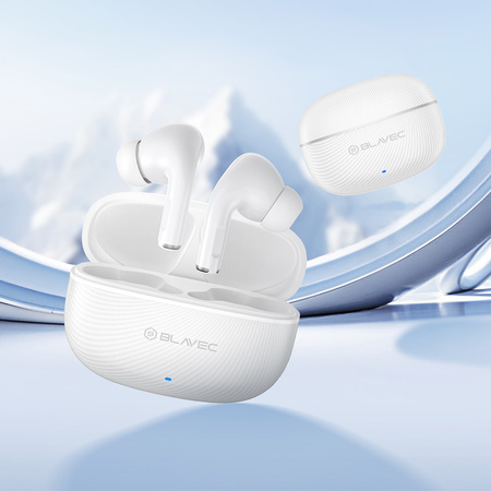 Blavec Bluetooth-Ohrhörer TWS BW-02 Carbon - Weiß