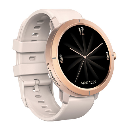 Blavec Smartwatch W-20 HD AMOLED GPS Voice Call + 2 Armbänder - Roségold