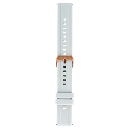 Blavec Universalarmband für W-17 Amber 18mm Silikon - Hellgrau
