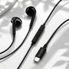 Blavec Słuchawki douszne BHS-02 z mikrofonem Typ C (DAC) (BHS02-B) czarne
