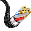 Blavec Kabel Candy mit Geflecht USB-C auf USB-C PD 60W 3A 1 m - Schwarz