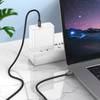 Blavec Kabel Candy mit Geflecht USB auf USB-C PD 60W 3A 3 m - Schwarz