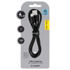 Blavec Kabel Candy mit Geflecht USB auf Lightning 2,4A 1 m - Schwarz