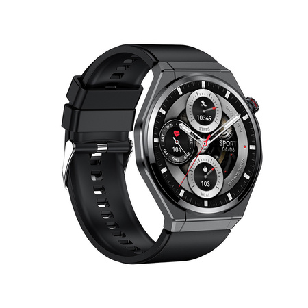 Blavec Smartwatch U-02 Kenzo HD AMOLED Voice Call + 1 Armband - Schwarz