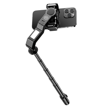 Blavec Selfie-Stick Aluminium Fusion P-10 Gimbal Tripod + Fernbedienung 1 m - Schwarz