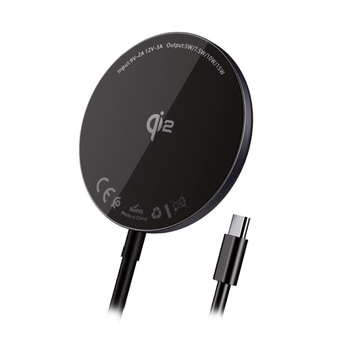 Blavec Induktives Ladegerät BQI-03 Qi2 15W Magnetisch kompatibel mit MagSafe - Schwarz