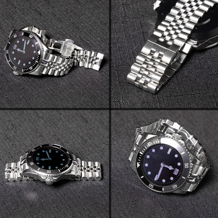Blavec Smartwatch M-02 Business AMOLED Full Touch Voice Call - Silber