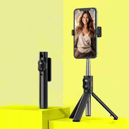 Blavec Selfie-Stick Coco Tripod + Fernbedienung 0,7 m - Schwarz