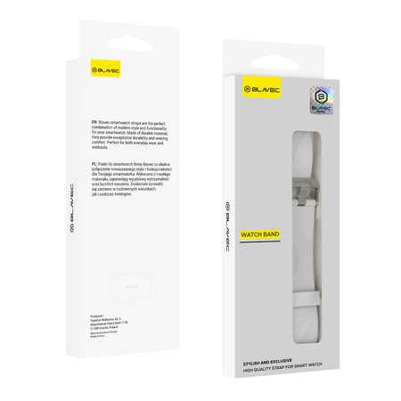 Blavec Armband für SB-01 Active Silikon - Weiß