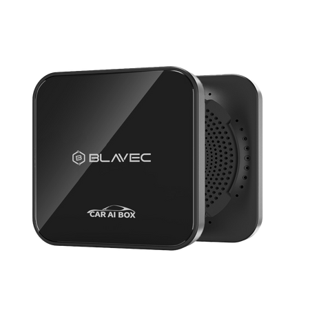 Blavec AI BOX Adapter Carplay Android Auto Kabellos BCP-01 Bluetooth Wifi + Kabel USB auf USB-C und USB-C auf USB-C - Schwarz