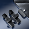 Blavec Kabelloses Krawattenmikrofon MK-01 ClipGo x2 fürs Telefon USB-C - Schwarz