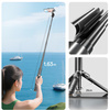Blavec Selfie-Stick Aluminium Fusion P-12 MagSafe Auto Pop Tripod + Fernauslöser 1,60 m - Schwarz
