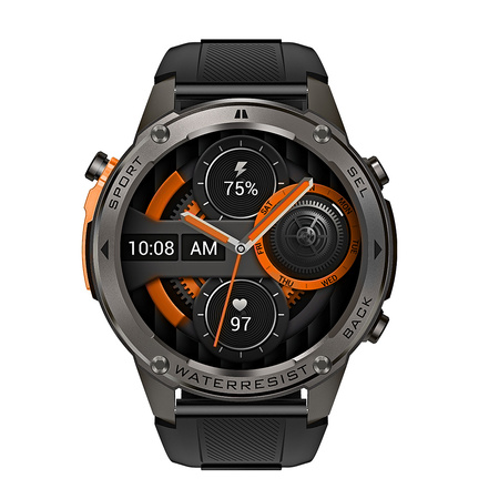 Blavec Smartwatch M-03 AMOLED GPS Voice Call + 1 Armband - Graphit