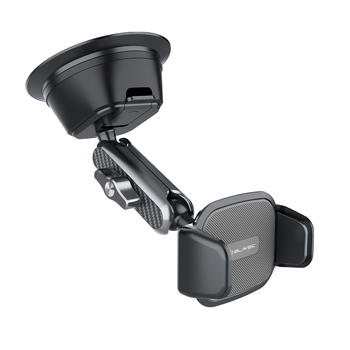 Blavec Uchwyt Samochodowy BH-04 aluminiowy do szyby (BH04-WSB) czarny