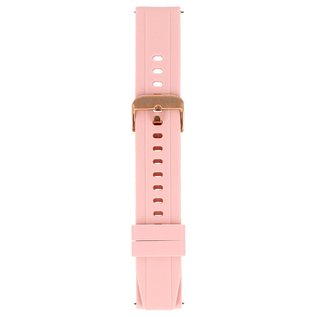 Blavec Universelles Armband für W-17 Amber 18mm Silikon - Rosa