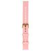 Blavec Universelles Armband für W-17 Amber 18mm Silikon - Rosa