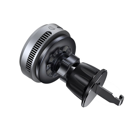 Blavec Autohalterung fürs Telefon BHC-05 Qi2.2 25W Magnetisch Abnehmbar mit induktivem Laden und aktiver Kühlung fürs Lüftungsgitter - Schwarz