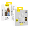 Blavec Słuchawki Bluetooth TWS BW-08 Speak AI z Tłumaczeniem na Żywo - Białe