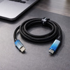 Blavec Velox Kabel geflochten - Typ C auf Typ C - PD 100W 5A LED-Display 1,2 Meter Apple CarPlay/Android Auto (CVE-CC5B12) schwarz