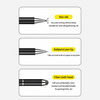 Blavec Passiver Eingabestift Pen Stylus BPS-01 Universal 3-in-1 (BPS01-UB) schwarz
