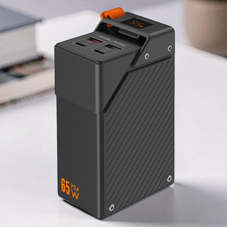 Blavec Power Bank 30000mAh BJ-50 Tytan 65W - 2x Typ C + 2x USB-A (PBBJ50B) czarny