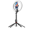 Blavec Ringlicht LED RGB P-50 Aura 25 cm Selfie mit Tripod und Fernbedienung - Schwarz