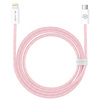 Blavec Candy kabel w oplocie - Typ C na Lightning - PD 20W 2,4A 1 metr (CCA-CL24P10) różowy