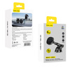 Blavec Autohalterung BHC-06A 15W magnetisch mit induktivem Laden und aktiver Kühlung für Scheibe und Armaturenbrett (BHC06A-MWIB) schwarz