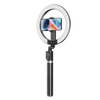 Blavec Ringlicht LED P-55 Aura 25 cm Selfie mit Tripod und Fernbedienung - Schwarz