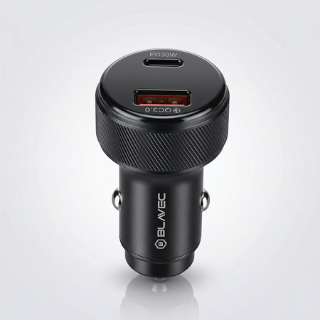 Blavec Autoladegerät BS-04B Volt - USB + Typ C - QC 3.0 48W (CCBS04BV-UCB) schwarz