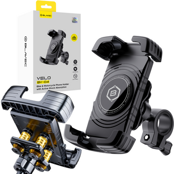 Blavec Fahrrad-/Motorradhalterung fürs Telefon BV-04 Velo für den Lenker - Schwarz
