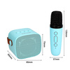 Blavec Kabelloser Lautsprecher Bluetooth WS-07 Karaoke Party 5W mit 2 Mikrofonen - Blau