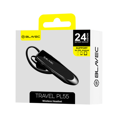 Blavec Kabelloses Bluetooth-Headset für Gespräche Travel