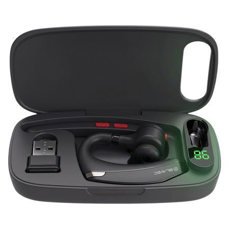 Blavec Bluetooth-Headset Legend 5 Multipoint + Ladeetui (BHLE5-B) Schwarz