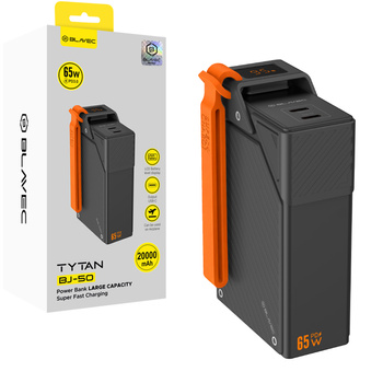 Blavec Powerbank 20000mAh BJ-50 Titan 65W - 2x Typ C (PBBJ50A) schwarz